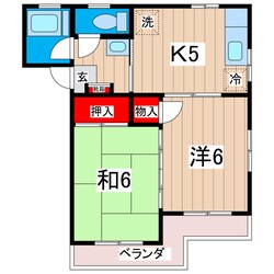 大成ハイツの物件間取画像